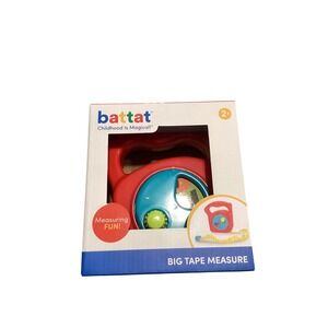 Battat Big Tape Measure Toy for Kids Red Blue Educational Measuring Tool 2+